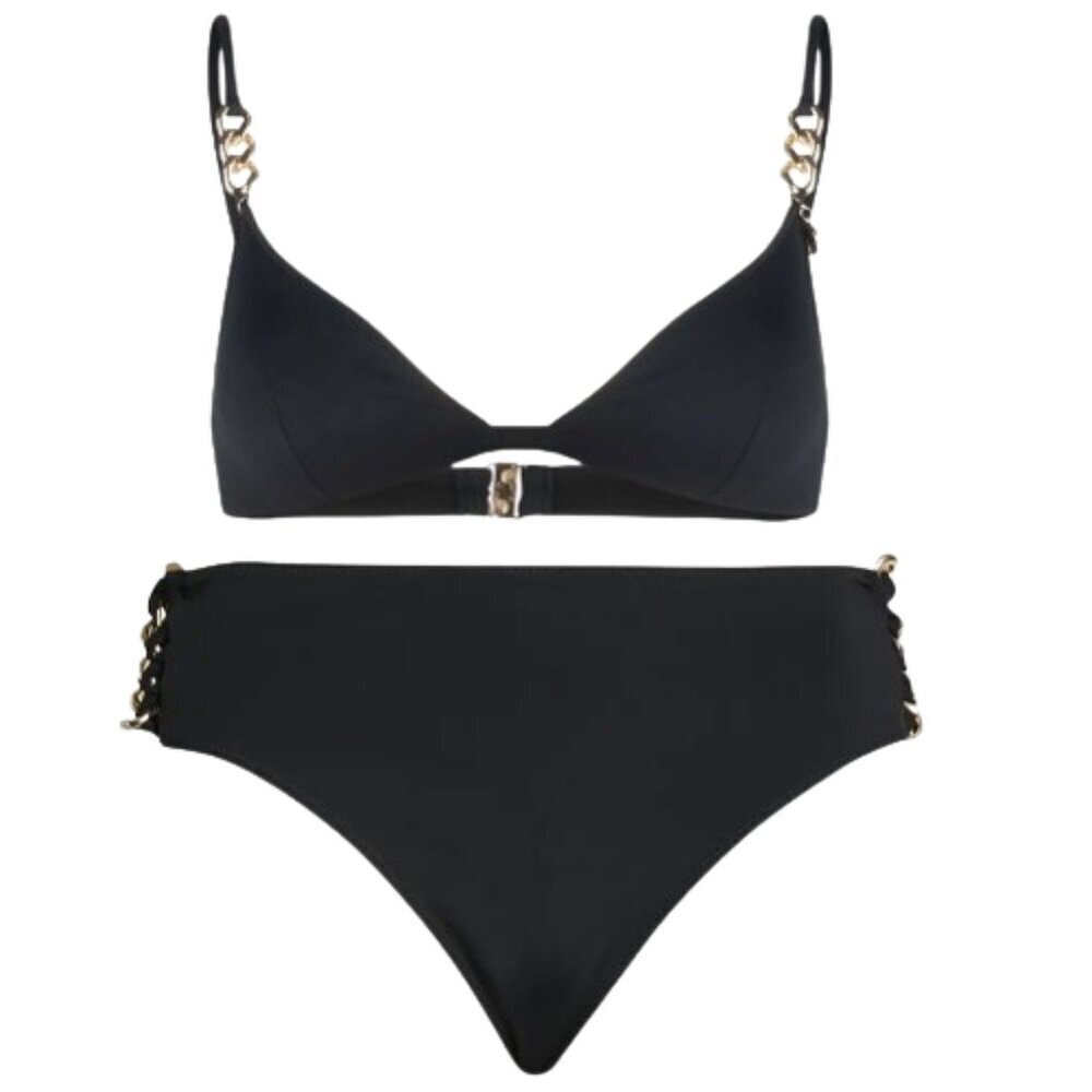 Stella McCartney Chain-link Triangle Top Falabella Chain Bikini 2 Piece NWOT